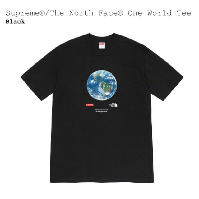 Supreme(シュプリーム)のSupreme®/The North Face® One World Tee メンズのトップス(Tシャツ/カットソー(半袖/袖なし))の商品写真