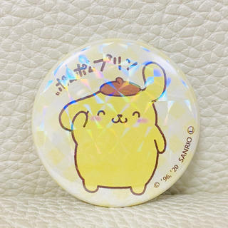 ポムポムプリン(ポムポムプリン)のサンリオ むにゅぐるみパティオ ノベルティ 缶バッジ プリン ポムポムプリン(バッジ/ピンバッジ)