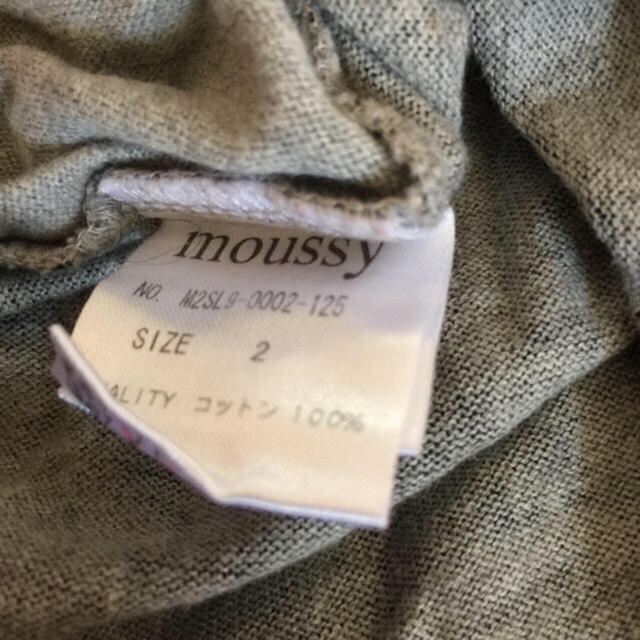 moussy(マウジー)の美品☆moussyロンT☆ レディースのトップス(Tシャツ(長袖/七分))の商品写真