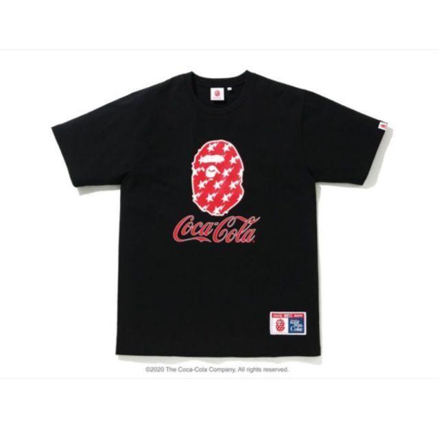 送込 Lサイズ BAPE X COCA COLA TEE べイプ