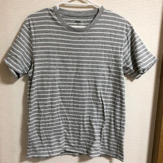 ユニクロ(UNIQLO)のUNIQLO ユニクロ ボーダー メンズTシャツ M(Tシャツ/カットソー(半袖/袖なし))