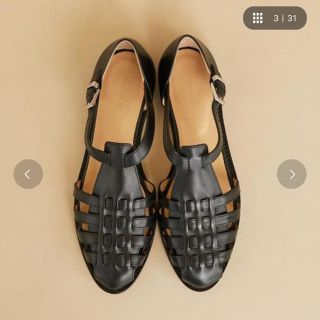 steven alan グルカサンダル black 38靴/シューズ