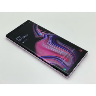 エーユー(au)の(37)SIMフリー galaxy note9 128GB ラベンダーパープル(スマートフォン本体)