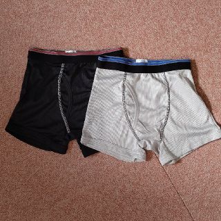 サイズ130~140　ボクサーパンツ２枚組　メッシュ(下着)