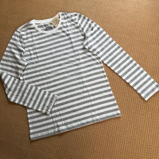 ムジルシリョウヒン(MUJI (無印良品))の新品◆無印良品　ボーダーカットソー　長袖(Tシャツ(長袖/七分))