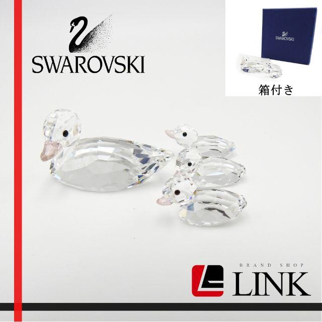 【美品】スワロフスキー SWAROVSKI 鳥とレッドローズ　アヒル