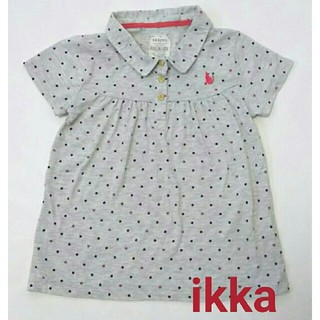 イッカ(ikka)のikka ハートドット ポロシャツ(Tシャツ/カットソー)