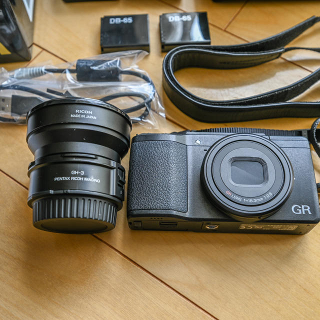 【美品】リコー RICOH GR2 本体 ワイコン GV-1セット