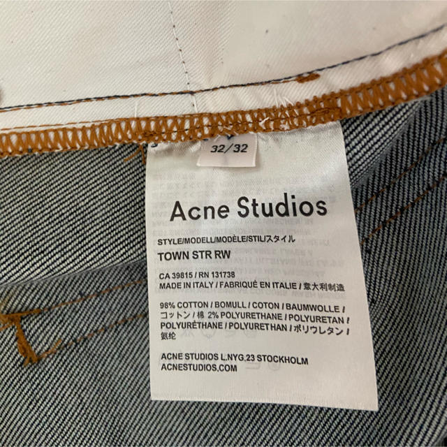 ACNE(アクネ)のAcne Studios デニムパンツ　アクネ　ストゥディオズ メンズのパンツ(デニム/ジーンズ)の商品写真