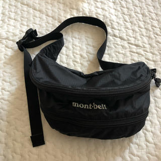 モンベル(mont bell)のmont-bell ウエストポーチ　黒(ボディバッグ/ウエストポーチ)