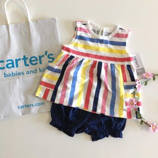 カーターズ(carter's)の新品♡カーターズ♡2点セット ボーダー ショーパン/ベビーギャップ/ユニクロ 他(シャツ/カットソー)