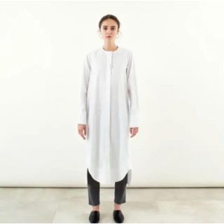 ドゥーズィエムクラス(DEUXIEME CLASSE)のYONFA cocoon shirt dress  シャツワンピース(ロングワンピース/マキシワンピース)