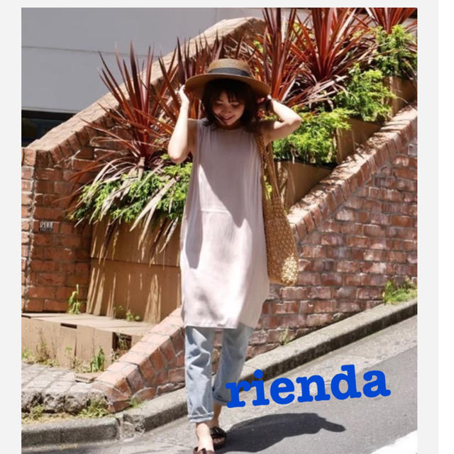 rienda(リエンダ)のリエンダ　新品　ワンピース レディースのワンピース(ひざ丈ワンピース)の商品写真