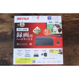 【未使用品】BUFFALO HD-LD4.0U3-BKA 外付けHDD 4TB(PC周辺機器)