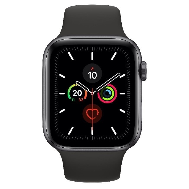 Apple Watch(アップルウォッチ)のApple Watch series5 スペースグレイ 44mm アルミ メンズの時計(腕時計(デジタル))の商品写真