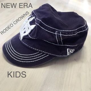 ロデオクラウンズワイドボウル(RODEO CROWNS WIDE BOWL)のNEW ERA ニューエラ　RODEO CROWNS❤️コラボキッズキャップ(帽子)