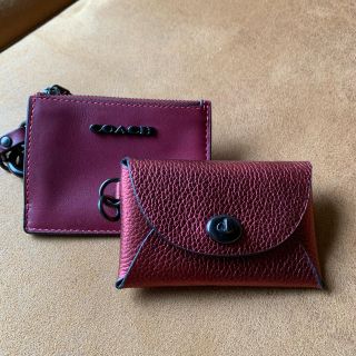 コーチ(COACH)の【coachコーチ】名刺入れ、小銭入れセット　新品(名刺入れ/定期入れ)