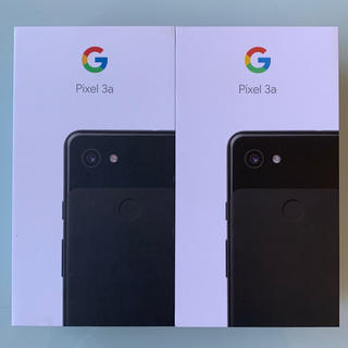 アンドロイド(ANDROID)のGoogle pixel3a 黒 ロック解除 SIMフリー 新品未使用 ①(スマートフォン本体)
