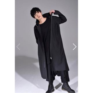 ヨウジヤマモト(Yohji Yamamoto)のGraundY カラーリブロングシャツ　19aw(シャツ)