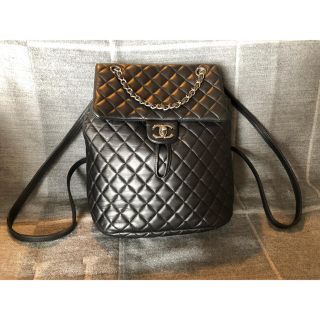 シャネル(CHANEL)の美品シャネル　マトラッセ ラムスキン リュック／バックパック(リュック/バックパック)