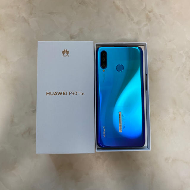 SIMフリーHUAWEI P30 lite 本体 ピーコックブルー 64GB SIMフリー