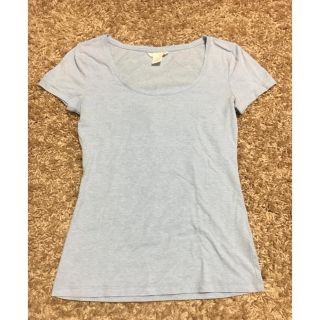 エイチアンドエム(H&M)のH&M スカイブルー　Tシャツ(Tシャツ(半袖/袖なし))