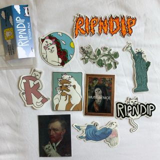 スラッシャー(THRASHER)のRIPNDIP ステッカー 10枚 ピンズセット(その他)