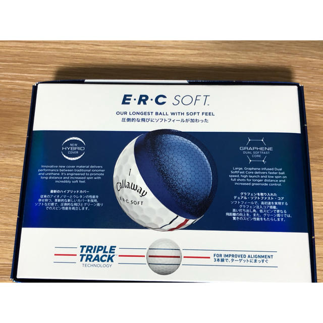 2019年モデル Callaway ERC SOFT 3本線　2ダースゴルフ