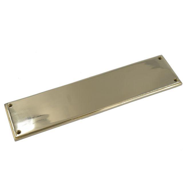 真鍮製フィンガープレート　ヴィクトリアン　プッシュプレート　押板
