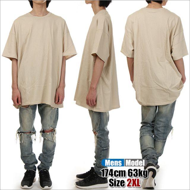 GILDAN(ギルタン)の【新品】ギルダン Tシャツ 2XL ベージュ USAモデル 大きいサイズ メンズのトップス(Tシャツ/カットソー(半袖/袖なし))の商品写真