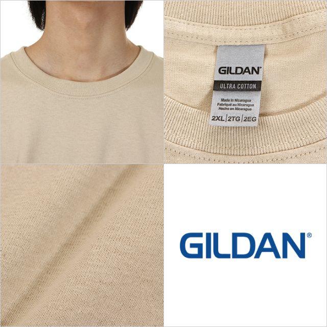 GILDAN(ギルタン)の【新品】ギルダン Tシャツ 2XL ベージュ USAモデル 大きいサイズ メンズのトップス(Tシャツ/カットソー(半袖/袖なし))の商品写真