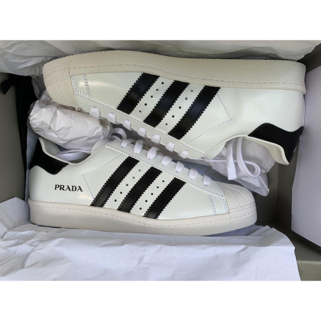 Prada Adidas Superstar UK8.5 27cm プラダ 白 | www.jarussi.com.br