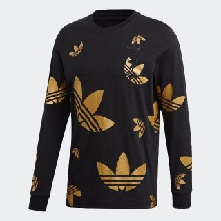 アディダス(adidas)の【S】アディダス　オリジナルス　トレフォイルロゴ メタリック 長袖Tシャツ(Tシャツ/カットソー(七分/長袖))