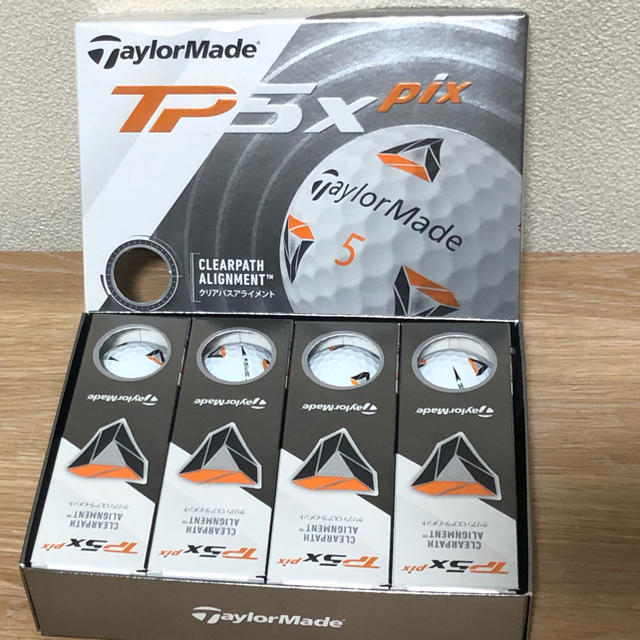 TaylorMade(テーラーメイド)の【新品】TP5x Pix ボール 1ダース Taylormade  スポーツ/アウトドアのゴルフ(その他)の商品写真