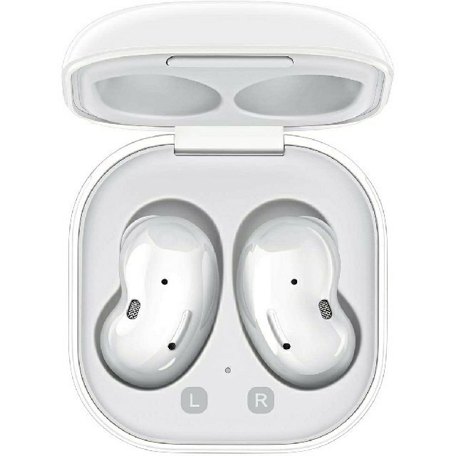 SAMSUNG(サムスン)のGalaxy Buds Live(Mystic White) スマホ/家電/カメラのオーディオ機器(ヘッドフォン/イヤフォン)の商品写真