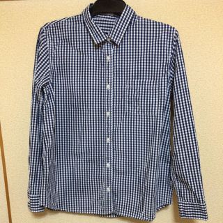 ジーユー(GU)のgu ギンガムチェックシャツ(シャツ/ブラウス(長袖/七分))