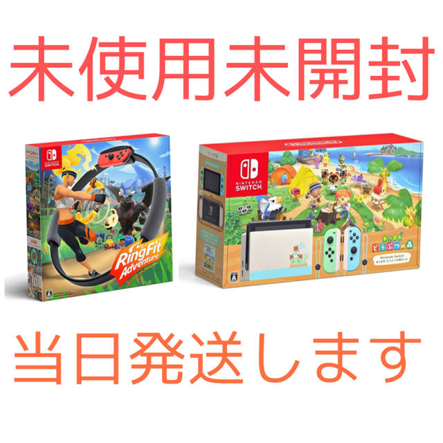 Nintendo switch あつ森＆リングフィットアドベンチャー