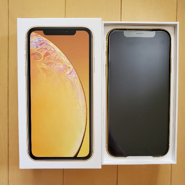 【SIMフリー/新品未使用】iPhone XR 128GB/イエロー/判定○