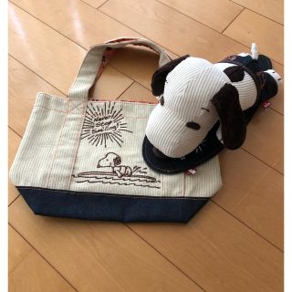 スヌーピー(SNOOPY)の※ちーちゃん様専用※スヌーピー　エドウィンコラボ　サーフィンぬいぐるみセット(キャラクターグッズ)