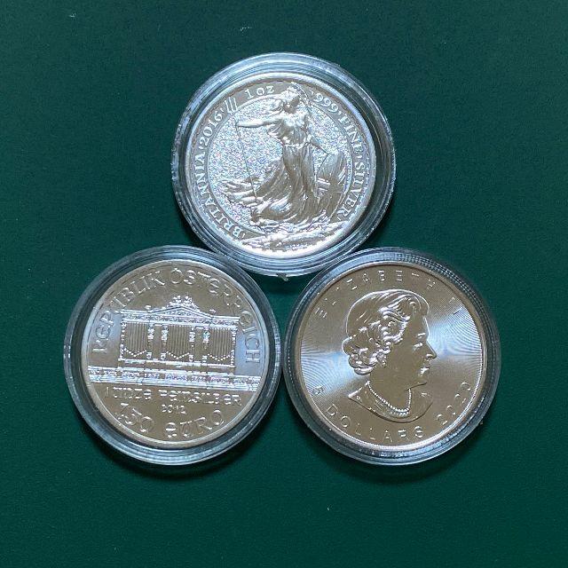 年末のプロモーション
1オンス銀貨3種 Bセット(ブリタニア,ウィーン,メイプルリーフ) その他 年末のプロモーション
1オンス銀貨3種 Bセット(ブリタニア,ウィーン,メイプルリーフ) その他