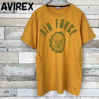 アヴィレックス(AVIREX)の【人気】AVIREX/アヴィレックス ビッグロゴ Tシャツ イエロー サイズL(Tシャツ/カットソー(半袖/袖なし))