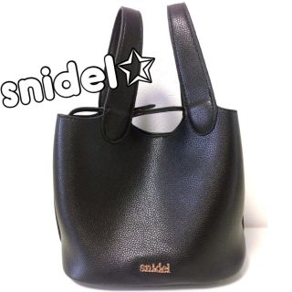 スナイデル(SNIDEL)の値下げ◆非売品!!フェイクレザーバッグ(ハンドバッグ)