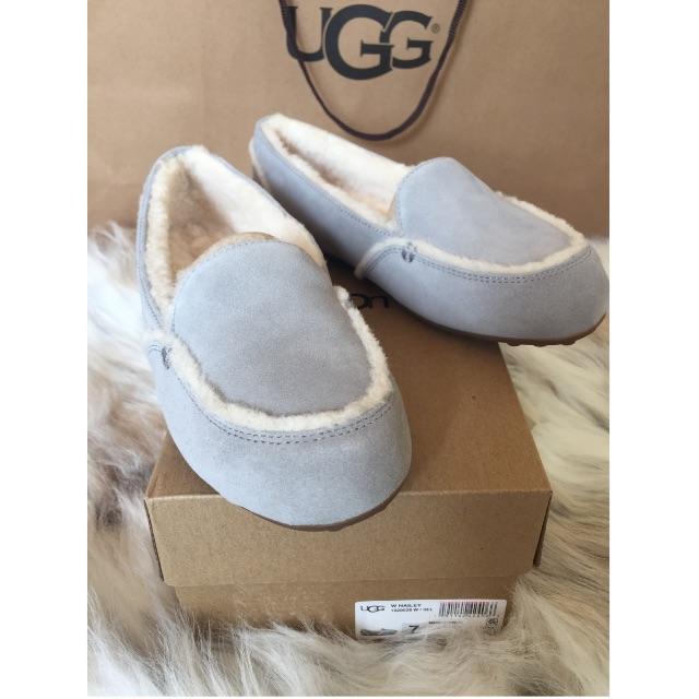 UGG(アグ)の新品 UGG Hailey ヘイリー ローファー モカシン グレー 26cm レディースの靴/シューズ(スリッポン/モカシン)の商品写真