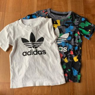 アディダス(adidas)のadidas kids 110cm 2枚セット(Tシャツ/カットソー)