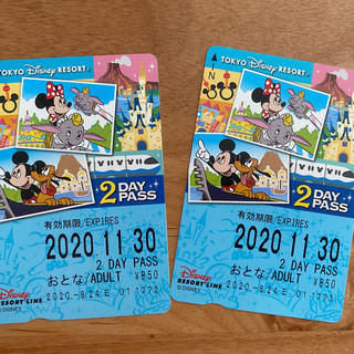 ディズニー(Disney)のディズニーリゾートライン　2Day Pass(遊園地/テーマパーク)