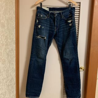 アバクロンビーアンドフィッチ(Abercrombie&Fitch)のアバクロ　ダメージデニム ジーンズ(デニム/ジーンズ)