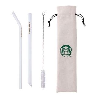 スターバックスコーヒー(Starbucks Coffee)の☆台湾スターバックス限定☆ガラス ストロー 2本セット(食器)