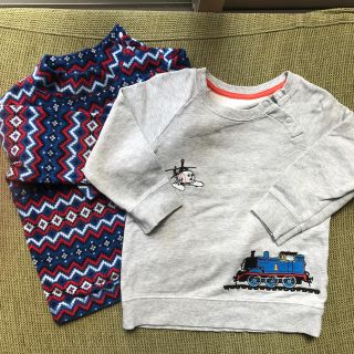 ユニクロ(UNIQLO)の最終値下げ⭐️トーマストレーナーとフリースのセット(Tシャツ/カットソー)