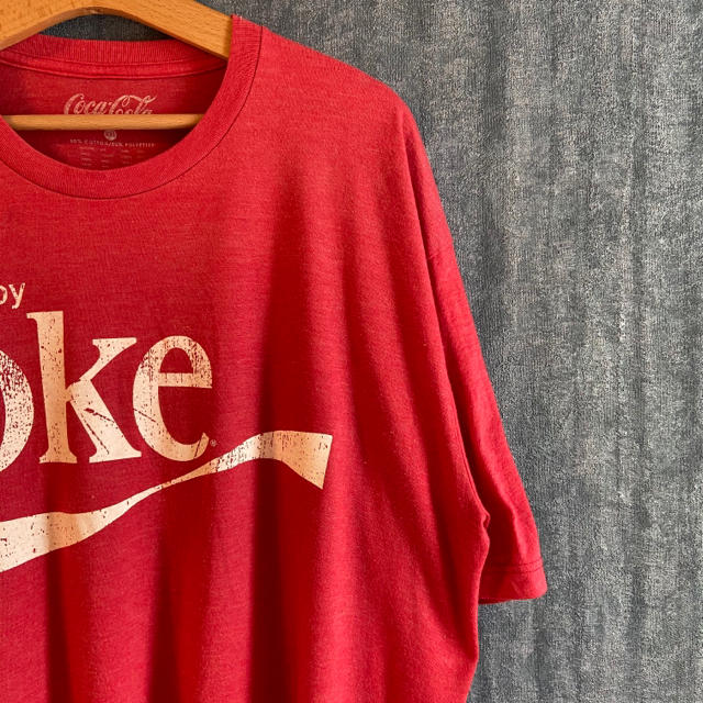 コカ・コーラ(コカコーラ)のビンテージ古着　コカコーラ　Enjoy Coke 半袖Tシャツビックシルエット　 メンズのトップス(Tシャツ/カットソー(半袖/袖なし))の商品写真