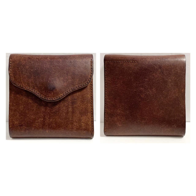 美品❗️Tandey 二つ折り財布 アンティークブラウン 1